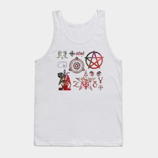 Occult Symbols Collection Tank Top